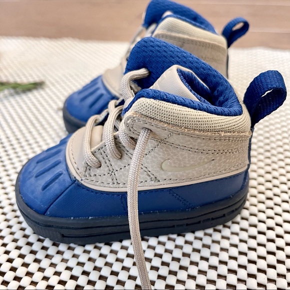 Nike Other - Nike Woodside 2 High Toddler Boots Coastal Blue Khaki Anthracite Size 4C